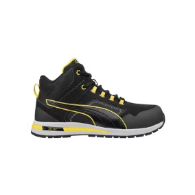 Puma Puma Crosstwist BLK Mid SB E PS WPA FO HRO SR villanyszerelő bakancs 48 fekete/sárga