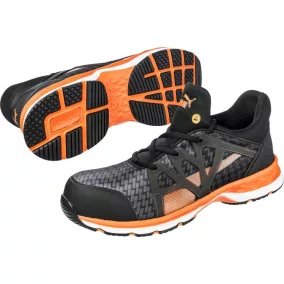 PUMA PUM-633870 Puma Rush 2.0 Mid S1P ESD HRO SRC védőcipő 63.387.0 (fekete/narancs, 45) 45