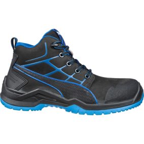 PUMA Puma Krypton Blue Mid S3 ESD SRC Védőbakancs 47 Fekete, Kék