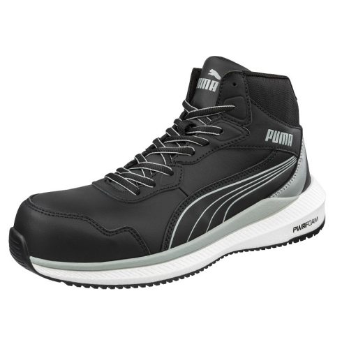 PUMA PUM-635030 Puma Zoom Black S3S ESD FO HRO SR munkavédelmi bakancs (fekete, 39) 39