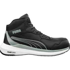 PUMA PUM-635030 Puma Zoom Black S3S ESD FO HRO SR munkavédelmi bakancs (fekete, 43) 43