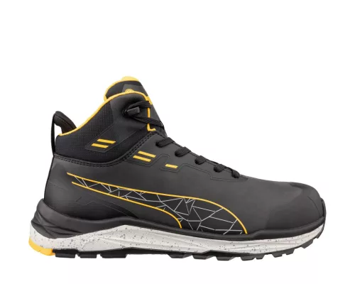 PUM-635630 Puma XPLORE ANTHR/YELLOW MID S3S ESD FO HRO SR munkavédelmi bakancs_SALE Szürke 40
