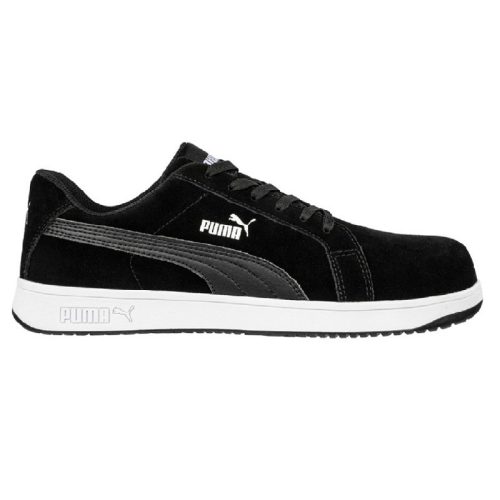 PUMA PUM-640010 Puma Iconic Low S1PL ESD FO HRO SR munkavédelmi cipő (fekete, 38) 38