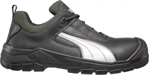 PUMA  PUM-640720 Puma Cascades Low S3 HRO SRC Védőcipő 64.072.0 (fekete/fehér, 41) 41