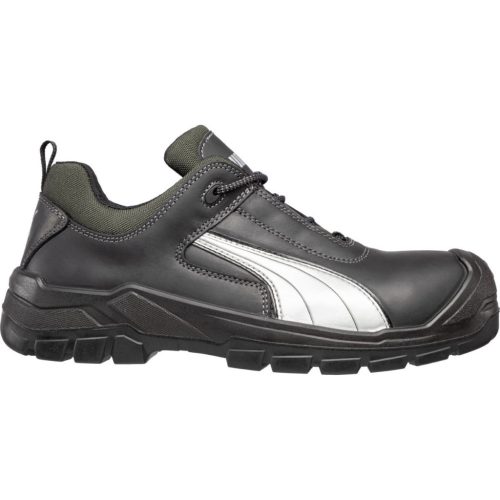 PUMA  PUM-640720 Puma Cascades Low S3 HRO SRC Védőcipő 64.072.0 (fekete/fehér, 47) 47