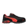 PUMA PUM-642740 Puma Madrid S1PL FO SR munkavédelmi cipő (fekete/piros, 39) 39