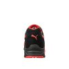 PUMA PUM-642740 Puma Madrid S1PL FO SR munkavédelmi cipő (fekete/piros, 39) 39