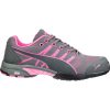 A Puma Celerity Knit Pink női munkavédelmi cipő védelmi besorolása s1p szintű. A cipő sportos és stílusos megjelenést biztosít, kényelmi és védelmi funkciói felvértezik a lábat a z egész napos gyalogl