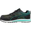 PUMA PUM-643050 Puma Vivid GH Low S1P ESD HRO SRC munkavédelmi cipő (fekete/kék, 37) 37