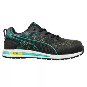 PUMA PUM-643050 Puma Vivid GH Low S1P ESD HRO SRC munkavédelmi cipő (fekete/kék, 47) 47