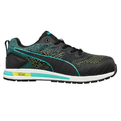 PUMA PUM-643050 Puma Vivid GH Low S1P ESD HRO SRC munkavédelmi cipő (fekete/kék, 47) 47
