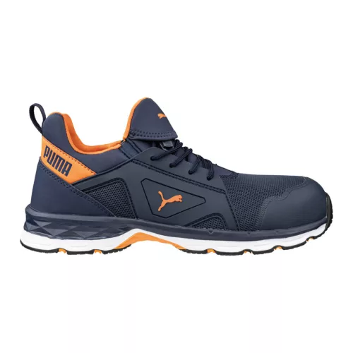 PUMA PUM-643780 Puma Chase Blue/Orange S1PS ESD FO HRO SR munkavédelmi cipő (kék/narancs, 39) 39
