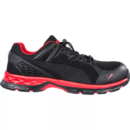 PUMA PUM-643890 Puma Fuse Motion 2.0 Red low S1P ESD HRO SRC munkavédelmi cipő (fekete, 45) 45