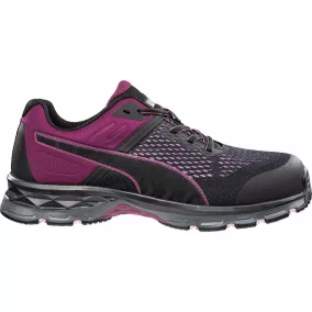 PUMA PUM-643920 PUMA Define WNS LOW S1P ESD HRO SRC női munkavédelmi cipő (fekete/pink, 42) 42