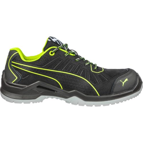 Magic Tools Puma Fuse TC Green S1P ESD SRC Védőcipő 46 Fekete, Zöld