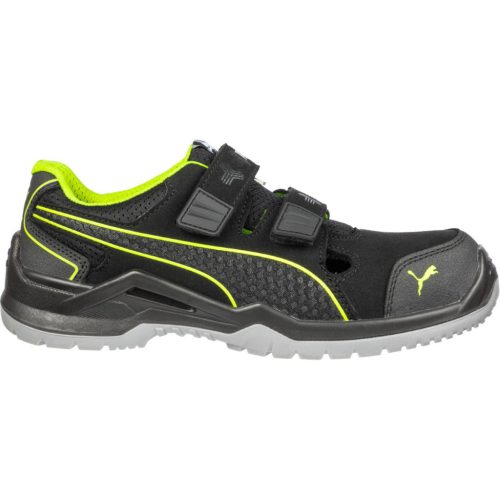 PUMA PUM-644300 Puma Neodyme Green Low S1P ESD SRC Védőszandál (fekete/zöld, 40) 40