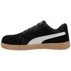 PUMA Puma Iconic BLK/Gum Low S1PL ESD FO HRO SR munkavédelmi cipő 42 Fekete