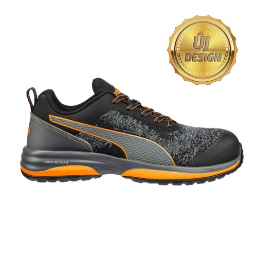 PUMA PUM-644550 Puma Charge Orange Low S1P ESD HRO SRC munkavédelmi cipő 47