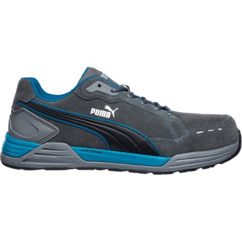 PUMA PUM-644610 Puma Airtwist Grey Low S3 ESD HRO SRC munkavédelmi cipő (szürke, 40) 40