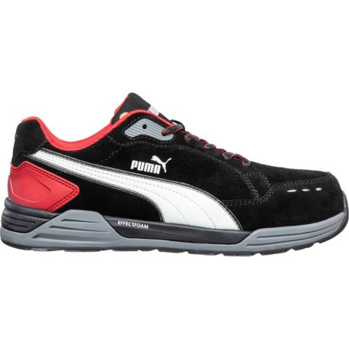 puma pum-644630 airtwist red low s3 esd hro src munkavédelmi cipő 39 fekete piros