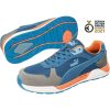 PUMA Pum-644640 Puma Frontside Low S1P ESD HRO SRC munkavédelmi cipő (kék/szürke/fehér, 43) 43