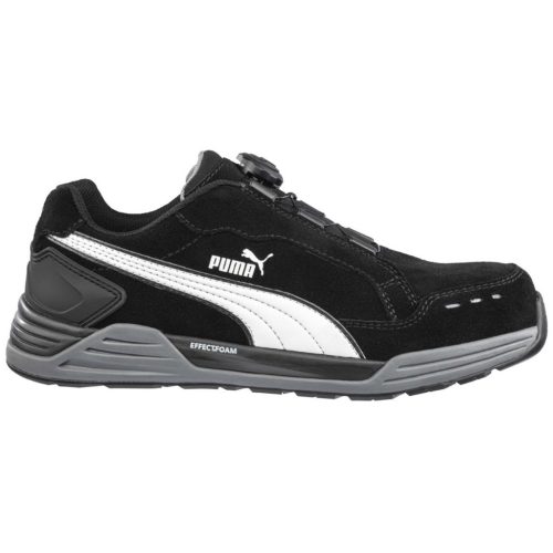PUMA PUM-644651 Puma Airtwist Disc Low S3 ESD HRO SRC munkavédelmi cipő (fekete, 40) 40