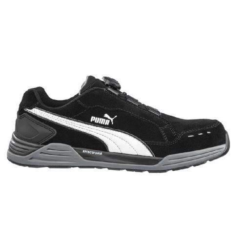 PUMA PUM-644651 Puma Airtwist Disc Low S3 ESD HRO SRC munkavédelmi cipő (fekete, 47) 47