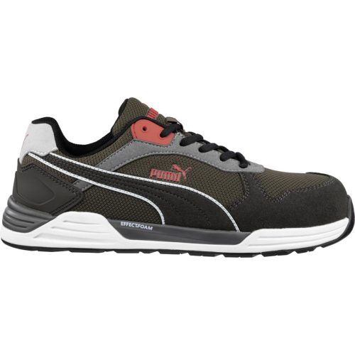 PUMA PUM-644670 Puma Frontside IVY Low S1P ESD HRO SRC munkavédelmi cipő (barna, 40) 40