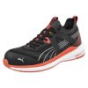 PUMA PUM-645020 Puma Turbo BLK/Red S1PS ESD FO HRO SR munkavédelmi cipő (fekete/piros, 41) 41