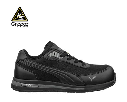 PUMA Puma Epic BLK Low S3S ESD FO HRO SR munkavédelmi cipő 35 Fekete