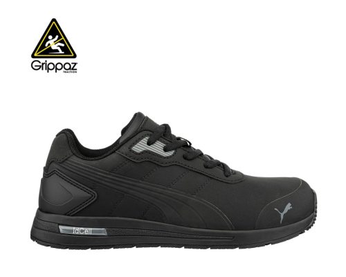 PUMA Puma Bounce BLK Low S3S ESD FO HRO SR munkavédelmi cipő 35 Fekete