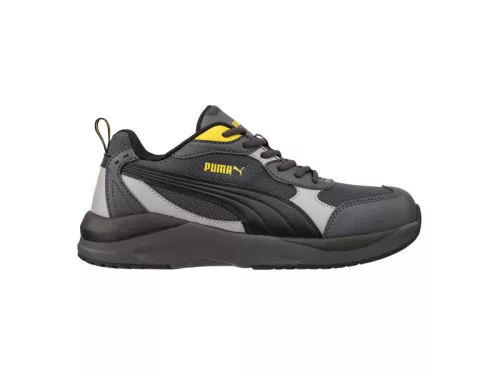 PUMA Puma Shift Grey/Yellow Low S1PS HRO SR munkavédelmi cipő 46 Szürke/Sárga