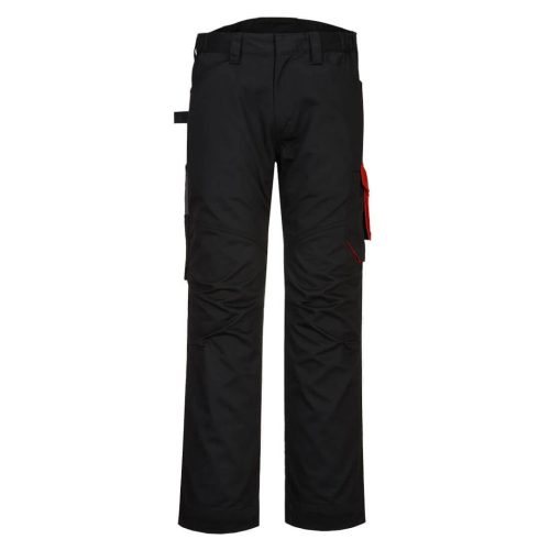 portwest pw240 nadrág 28 fekete piros