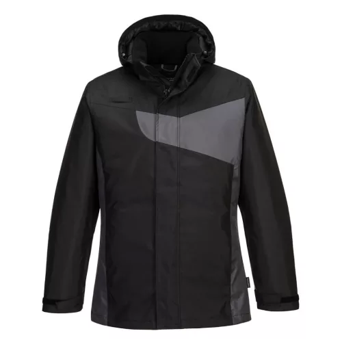Portwest PW260 PW2 Téli kabát (fekete/szürke, XL) XL