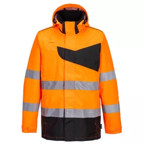 portwest pw265 pw2 hi-vis esőkabát l narancs fekete