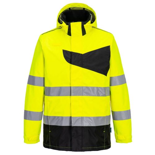portwest pw265 pw2 hi-vis esőkabát s sárga fekete