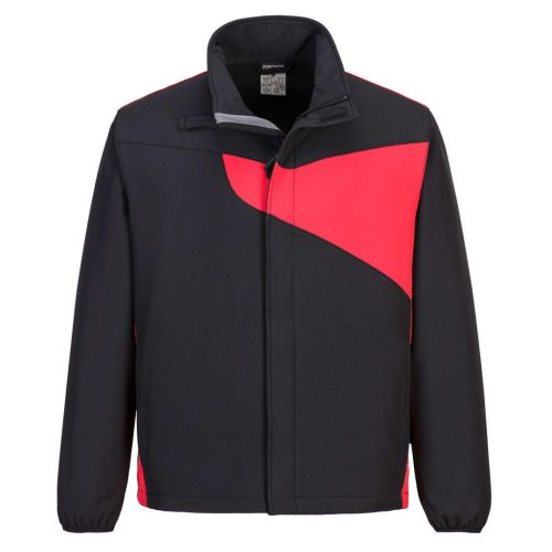 portwest pw271 softshell dzseki s fekete piros