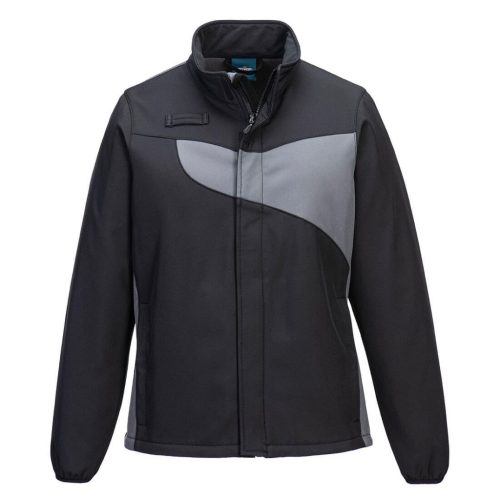 portwest pw278 pw2 női softshell xs fekete szürke