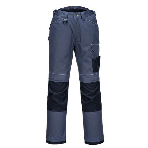 Portwest PW304 PW304 PW3 könnyű stretch nadrág (szürke/fekete, 28) 28