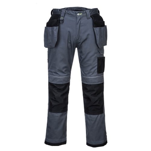 Portwest PW305 PW305 PW3 Stretch Holster Work nadrág (szürke/fekete, 28) 28