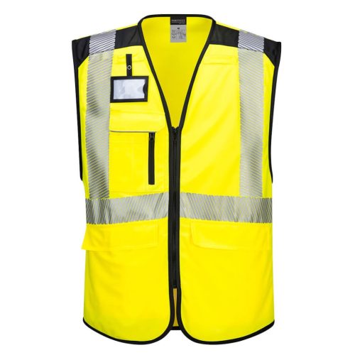 Portwest PW309 PW309 PW3 Hi-Vis Executive mellény (sárga/fekete, S) S
