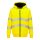 Portwest PW321 Hi-Vis cipzáras téli kapucnis pulcsi S Sárga