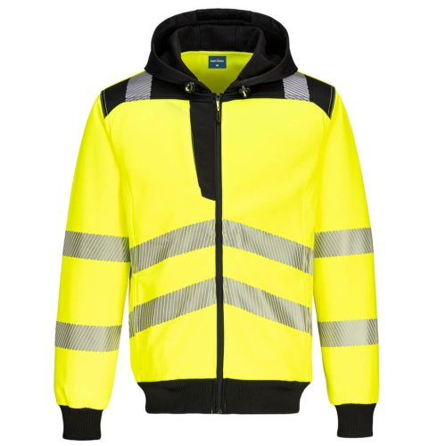 Portwest PW327 PW3 Hi-Vis zippzáras kapucnis pulóver XXXL