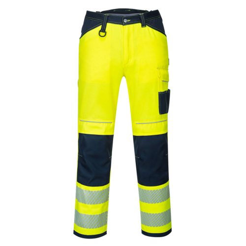 portwest pw340 pw3 hi-vis nadrág rövidített-40 sárga tengerészkék