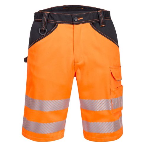 portwest pw348 pw3 hi-vis rövidnadrág 33 narancs fekete