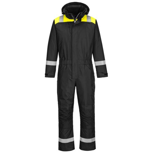 portwest pw353 pw3 téli overál xxl fekete sárga
