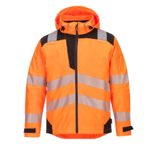 Portwest PW360 PW3 Extreme lélegző esőkabát (HV narancs/fekete, 2XL) 2XL