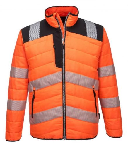 portwest pw371 pw3 hi-vis baffle kabát s narancs fekete