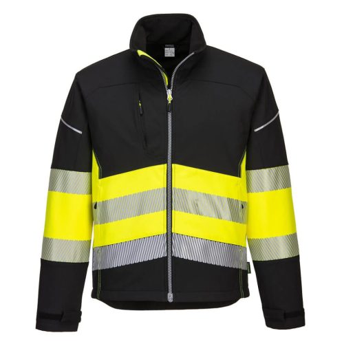 Portwest PW375 PW375 PW3 Hi-Vis Class 1 Softshell kabát XS