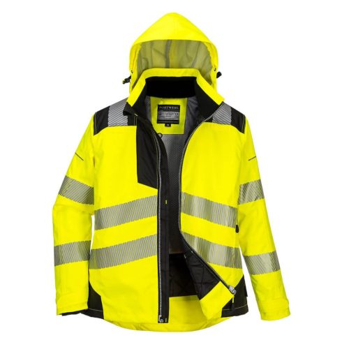 portwest pw382 pw3 női télikabát m sárga fekete